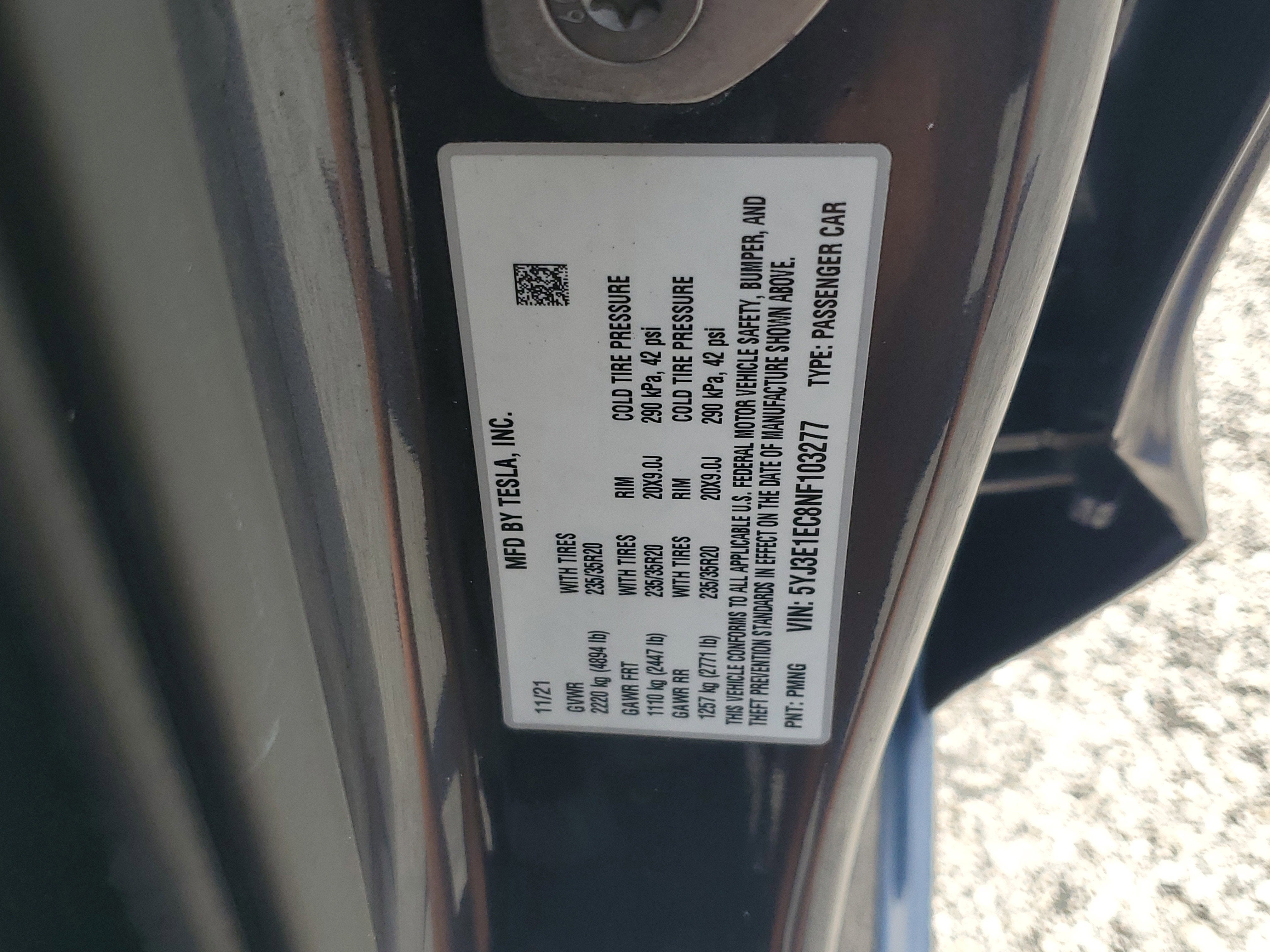 2022 Tesla Model 3 Performance