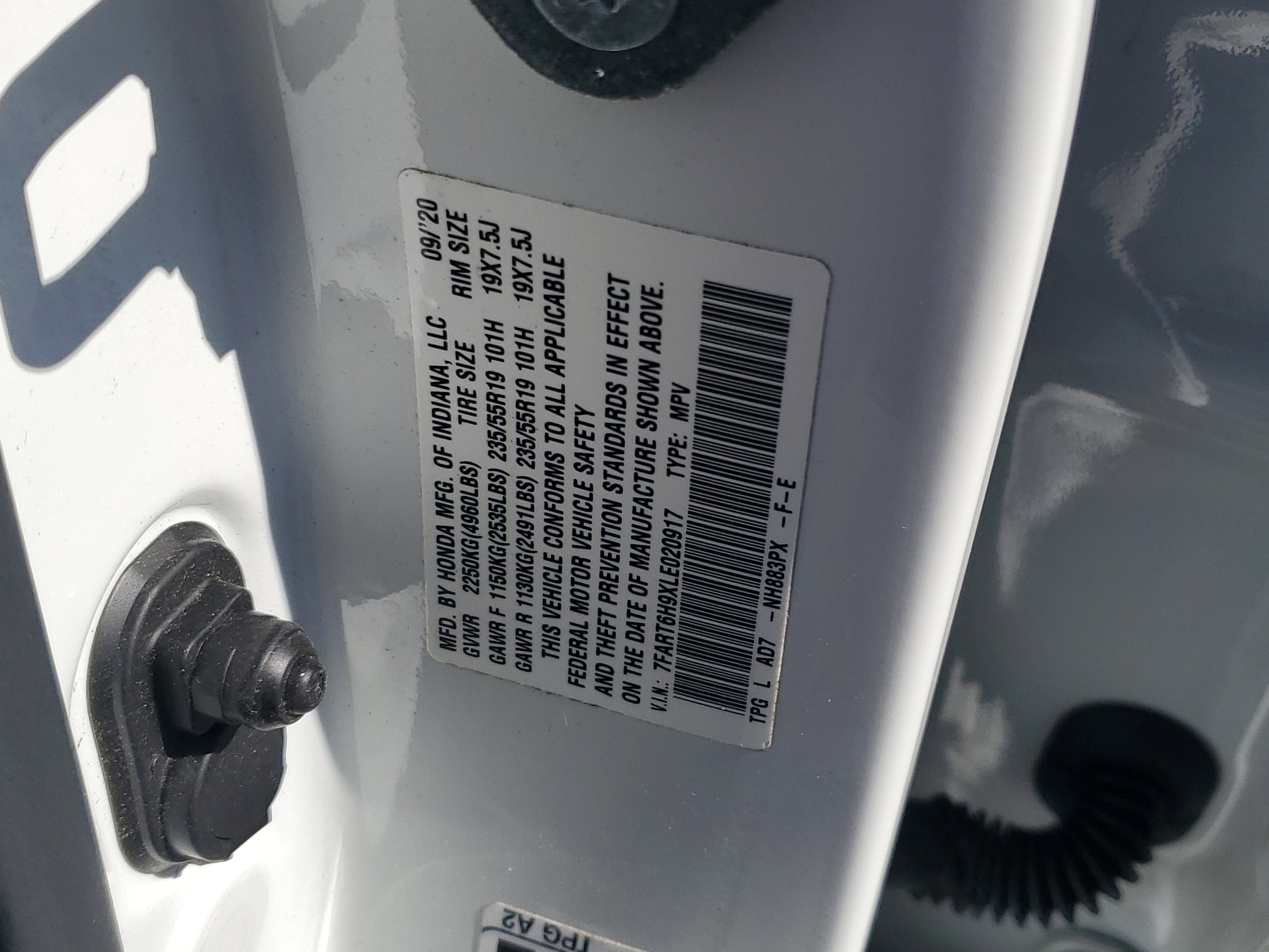 2020 Honda CR-V Hybrid Touring