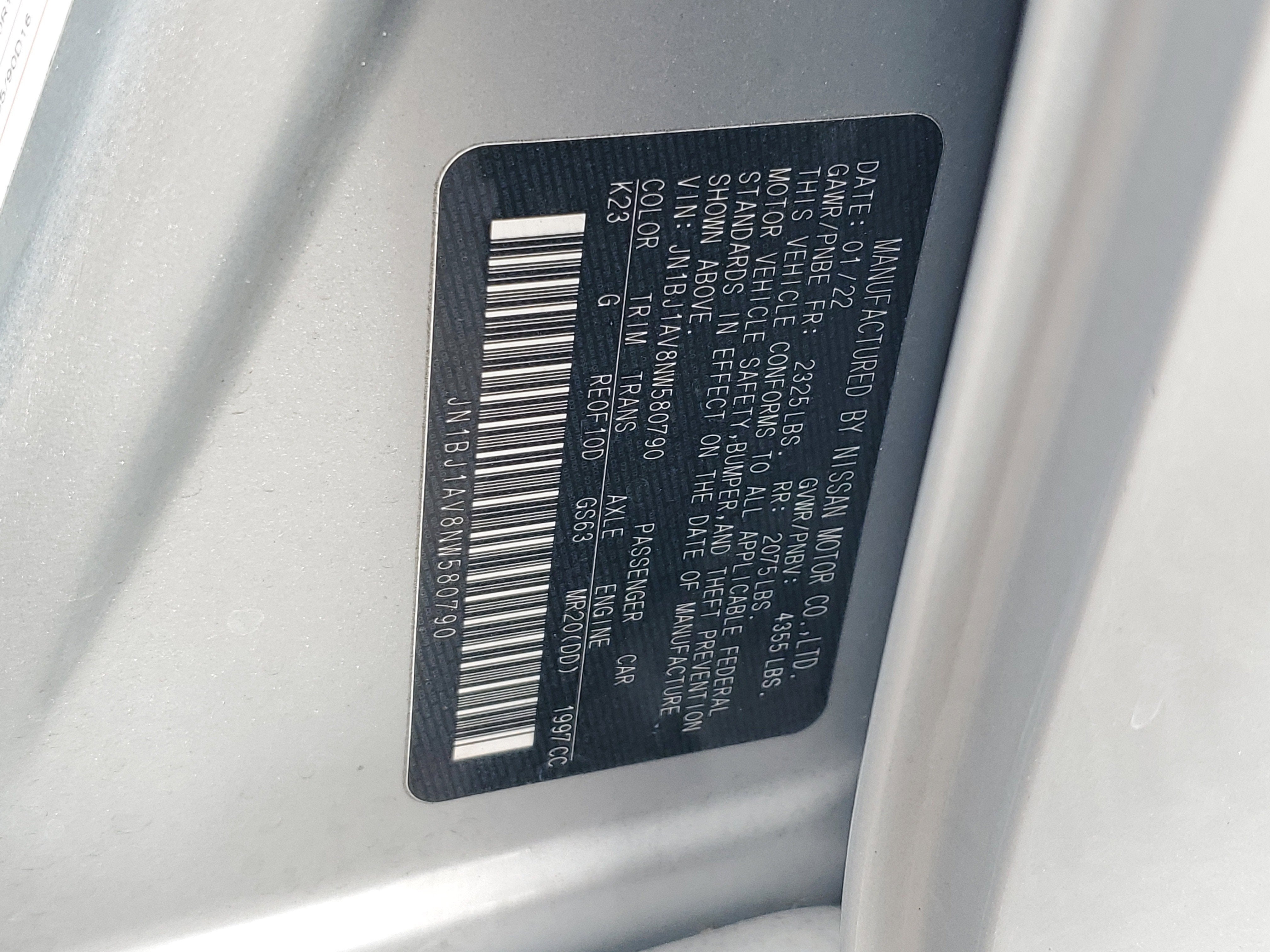 2022 Nissan Rogue Sport S