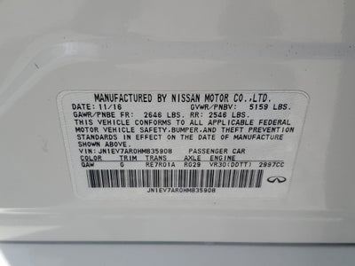 2017 INFINITI Q50 3.0t Premium