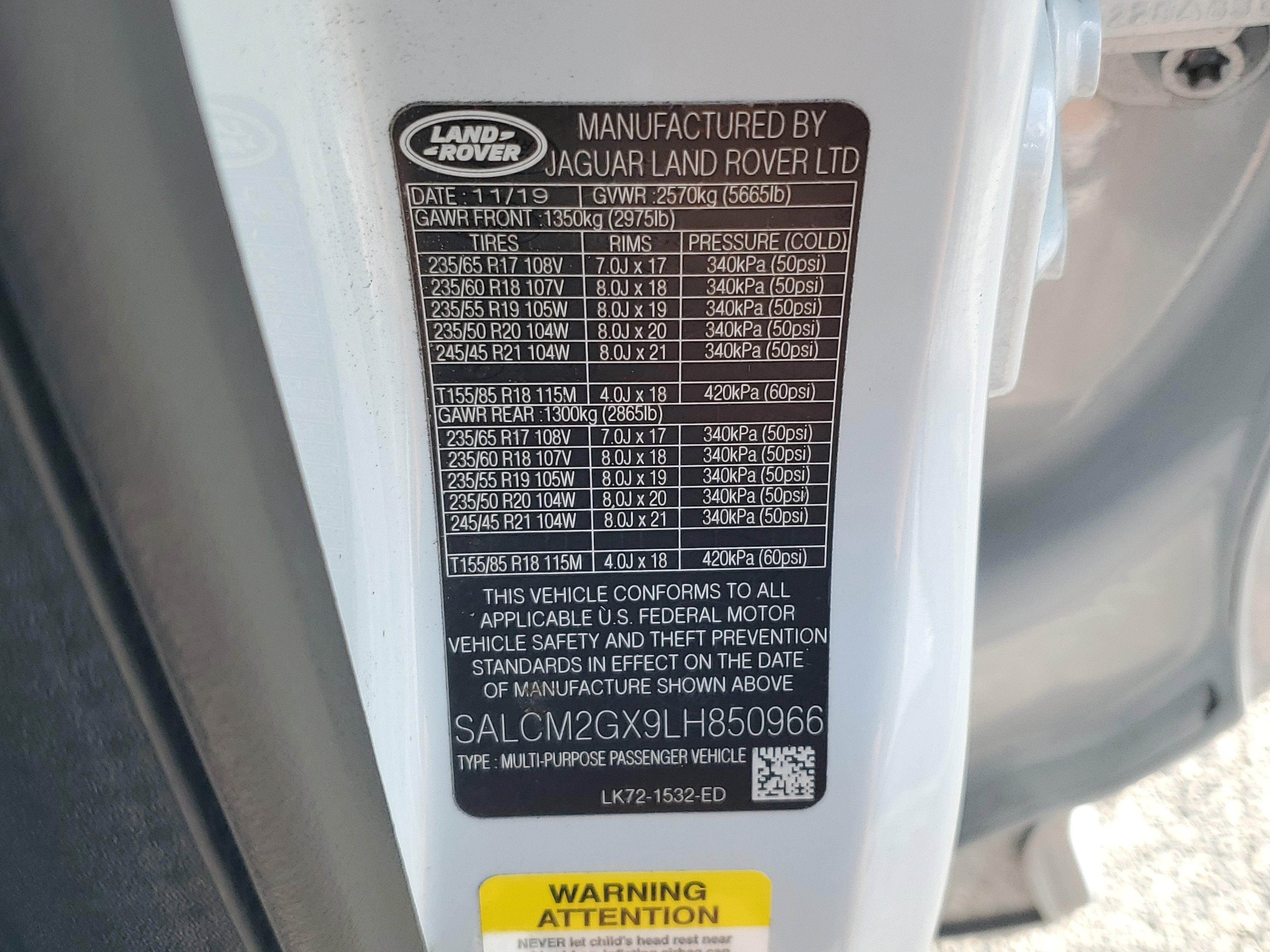 2020 Land Rover Discovery Sport HSE R-Dynamic