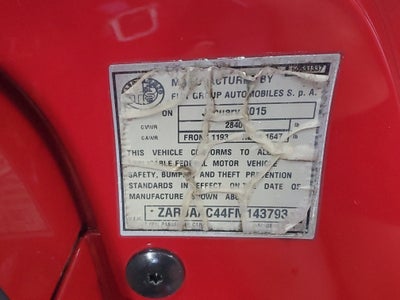 2015 Alfa Romeo 4C Launch Edition