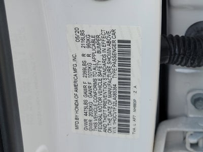 2020 Honda Accord Sedan Sport