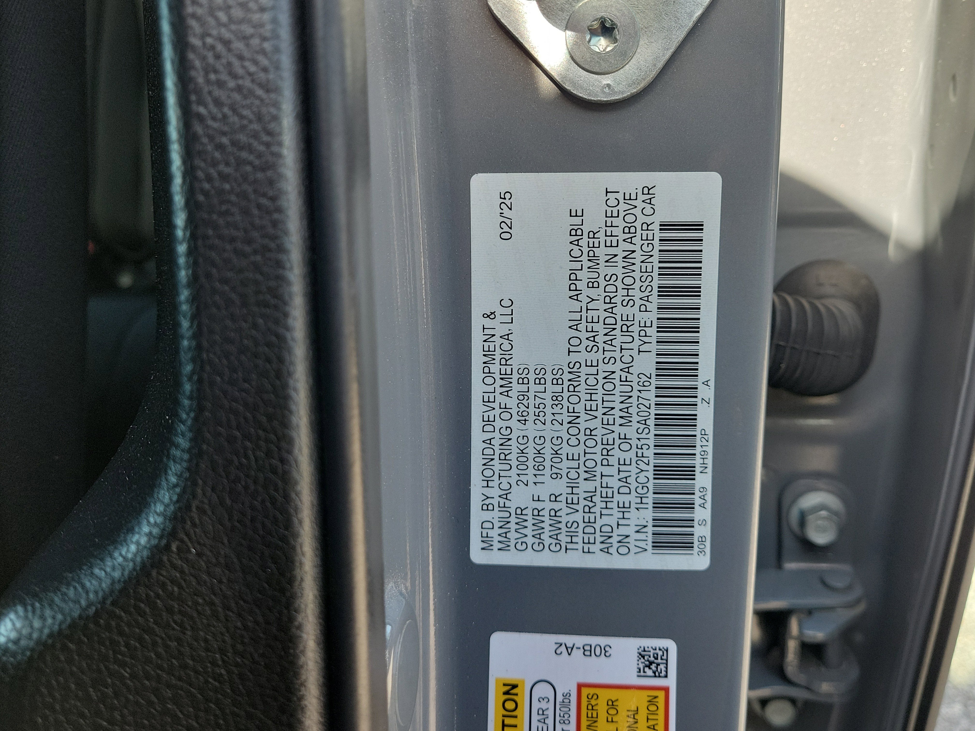 2025 Honda Accord Hybrid Sport