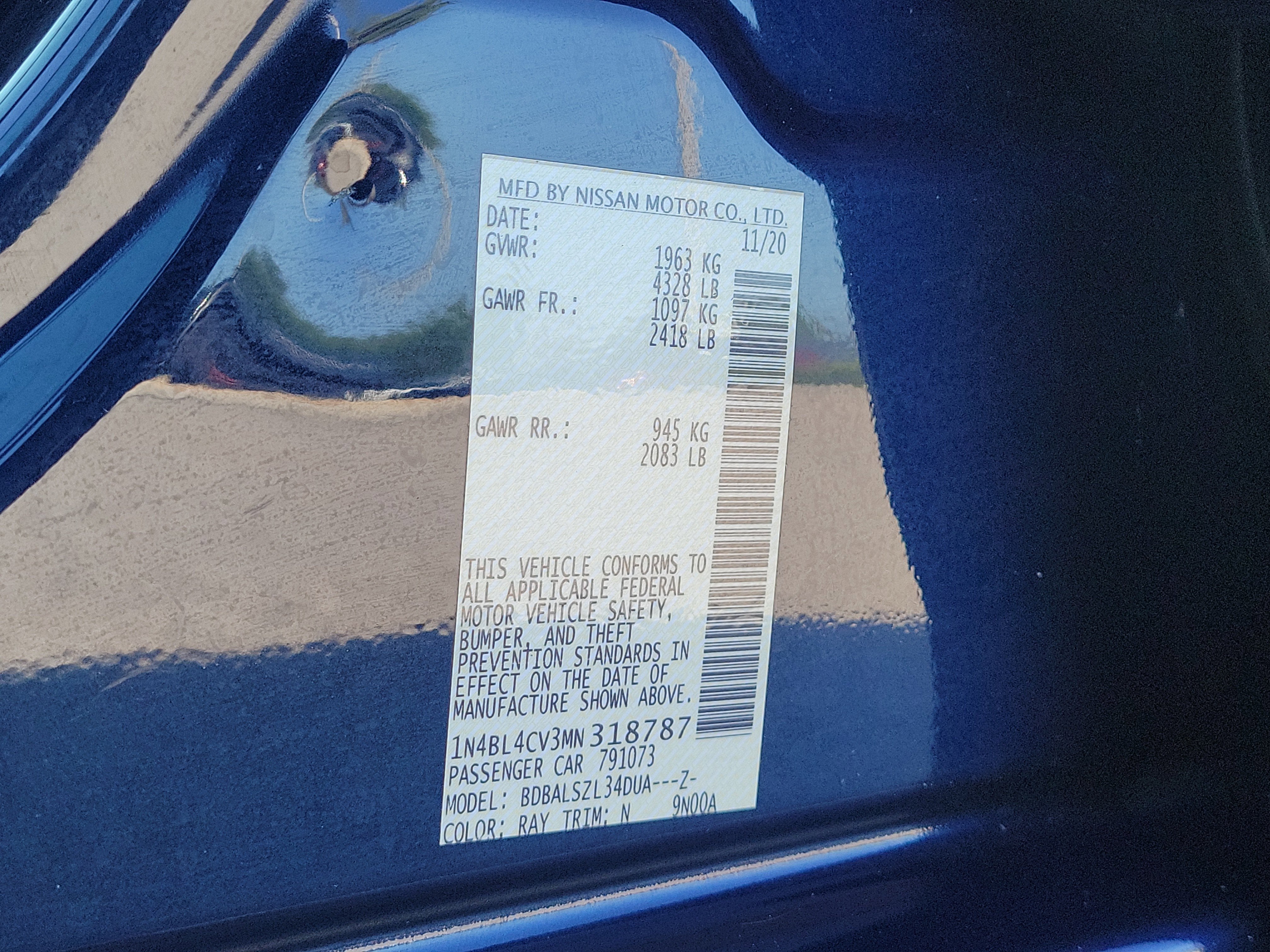 2021 Nissan Altima 2.5 SR