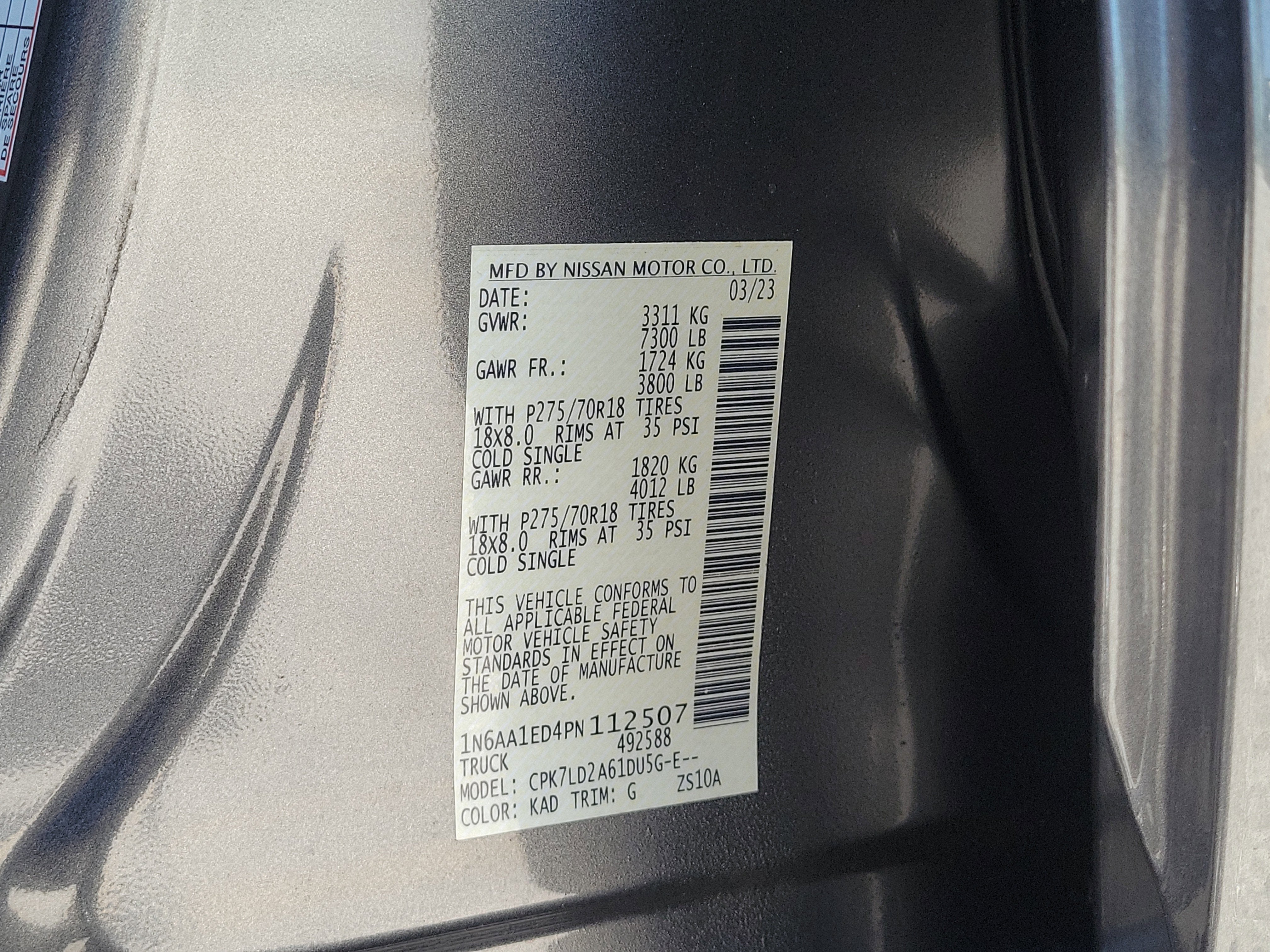 2023 Nissan Titan PRO-4X
