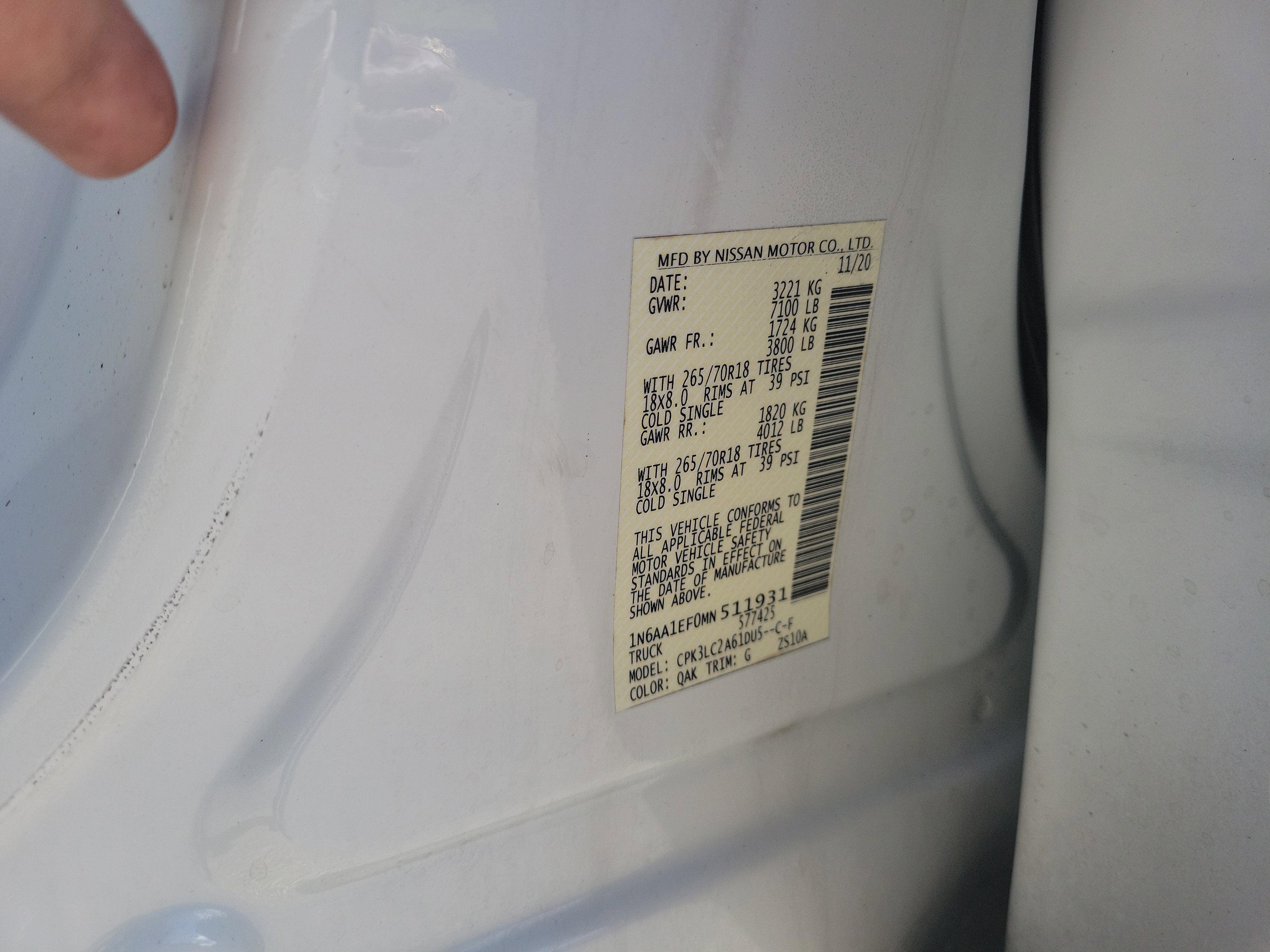 2021 Nissan Titan SV