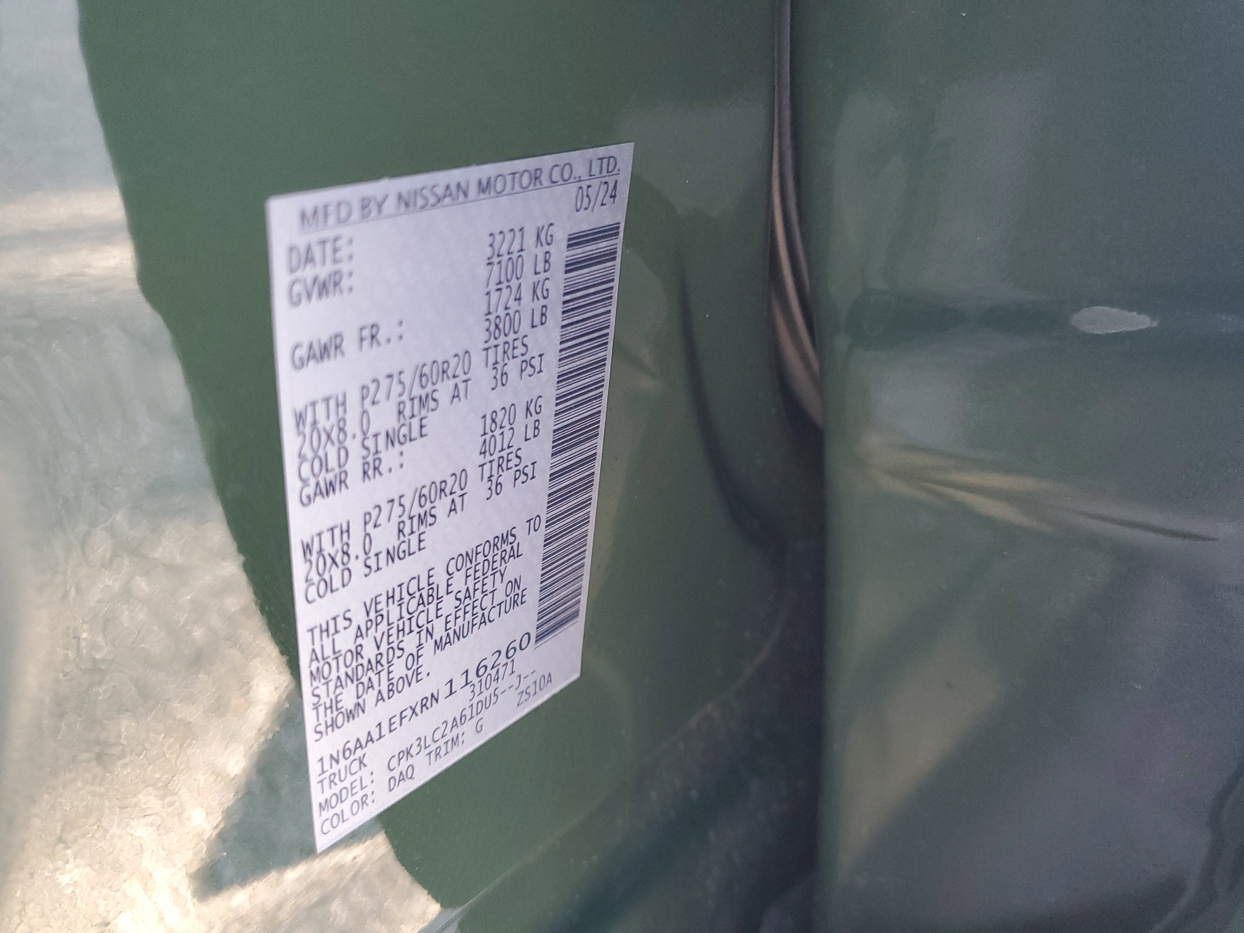 2024 Nissan Titan SV