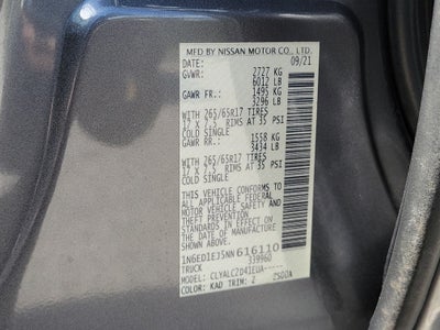 2022 Nissan Frontier SV