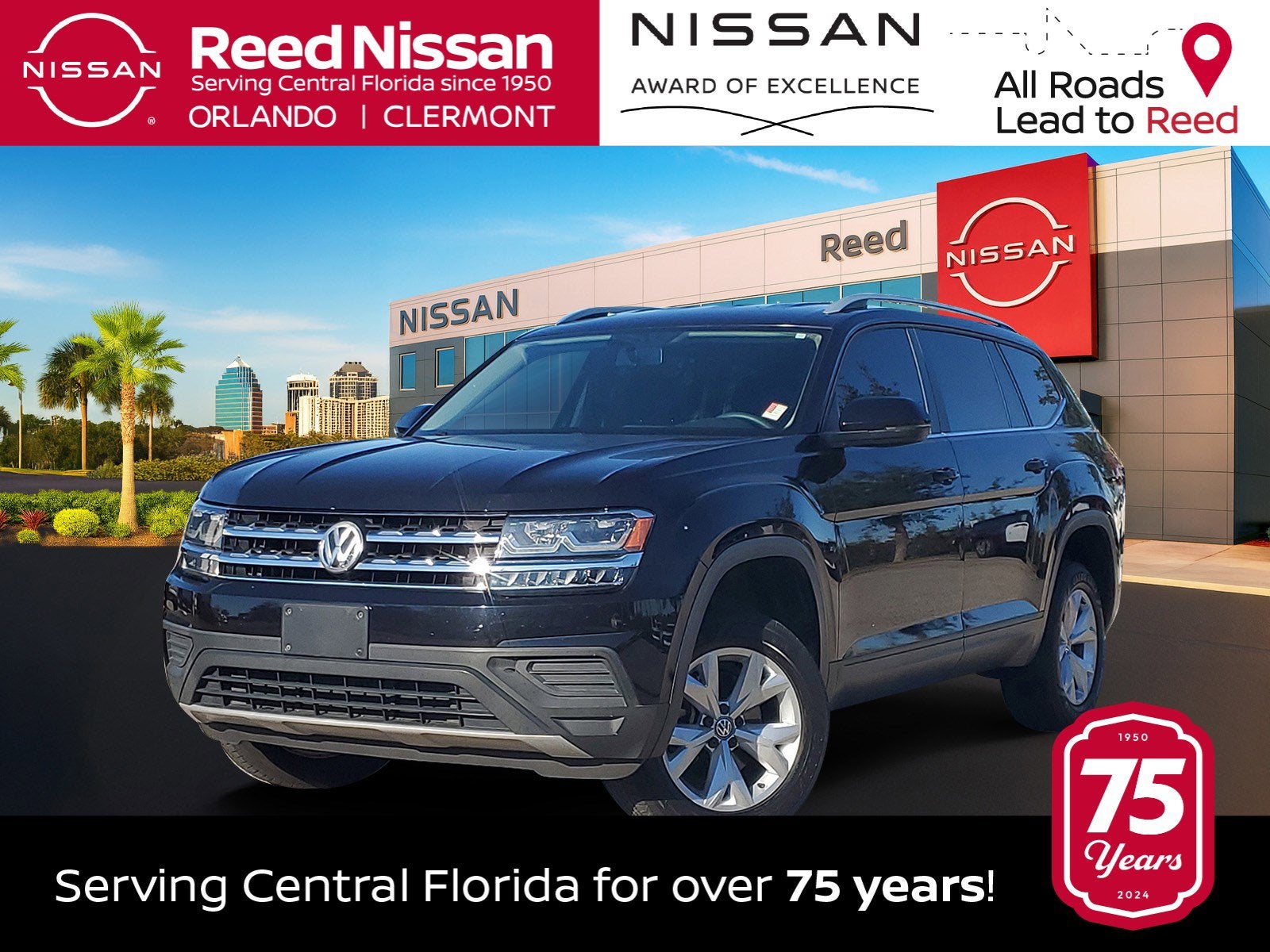 2018 Volkswagen Atlas 2.0T S