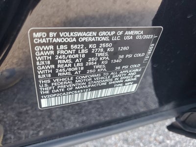 2023 Volkswagen Atlas 2.0T SE
