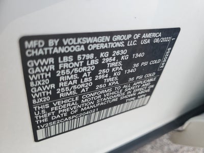 2023 Volkswagen Atlas Cross Sport 3.6L V6 SEL R-Line Black