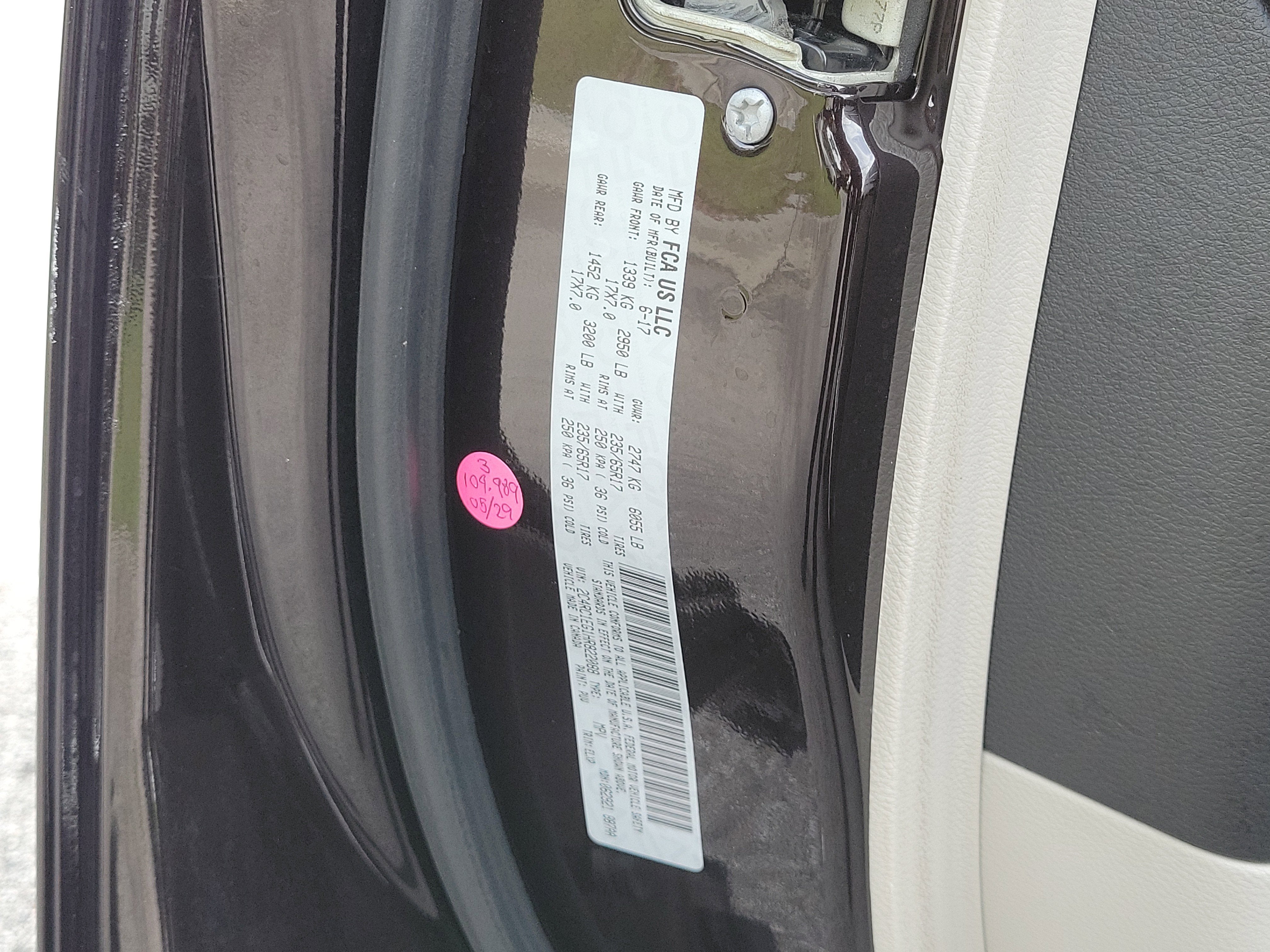 2017 Chrysler Pacifica Touring-L Plus
