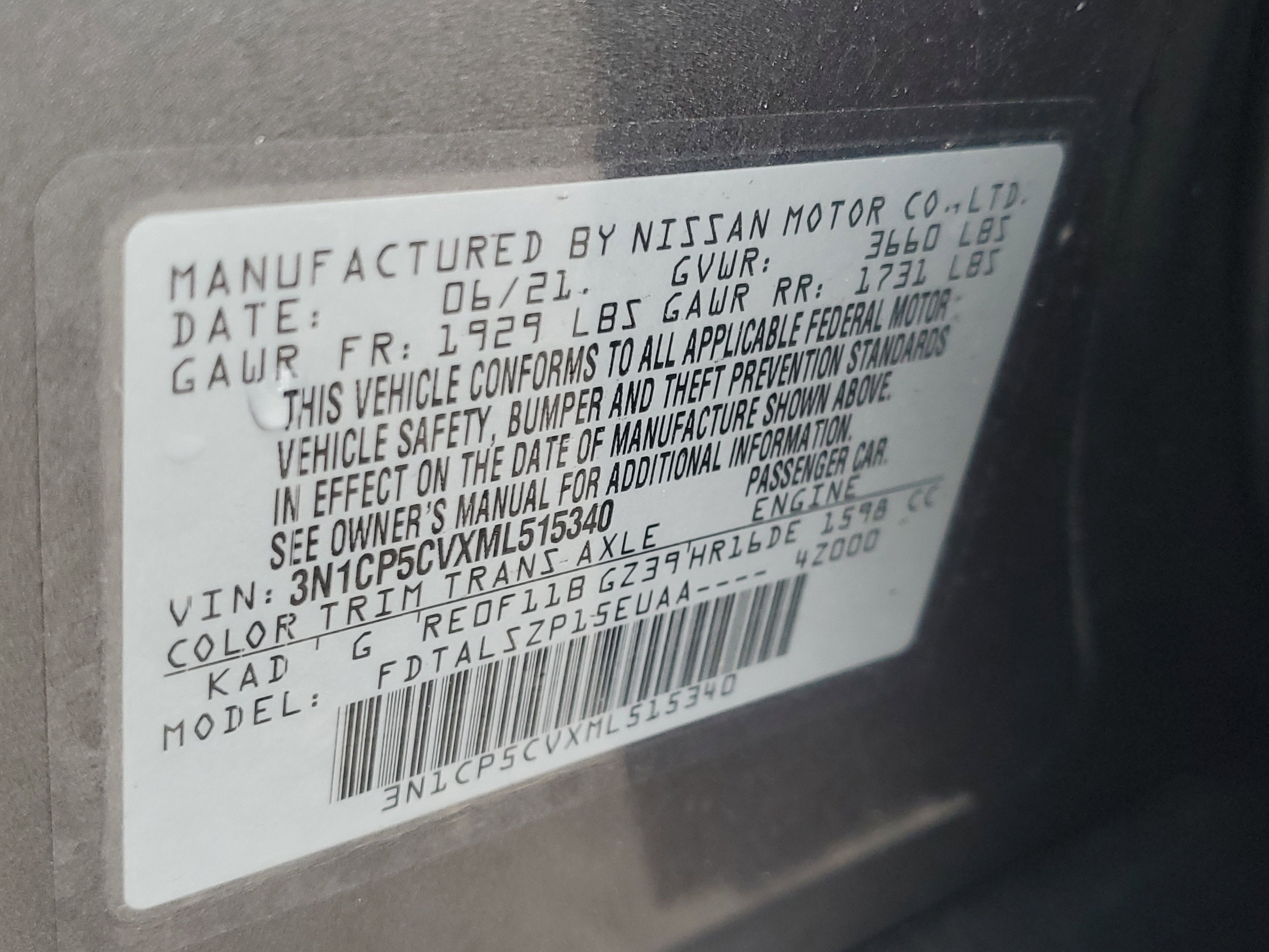 2021 Nissan Kicks SV