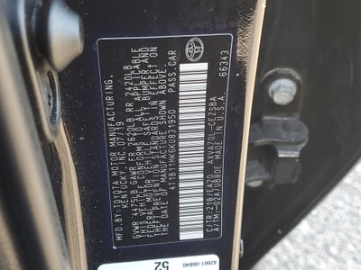 2019 Toyota Camry Base