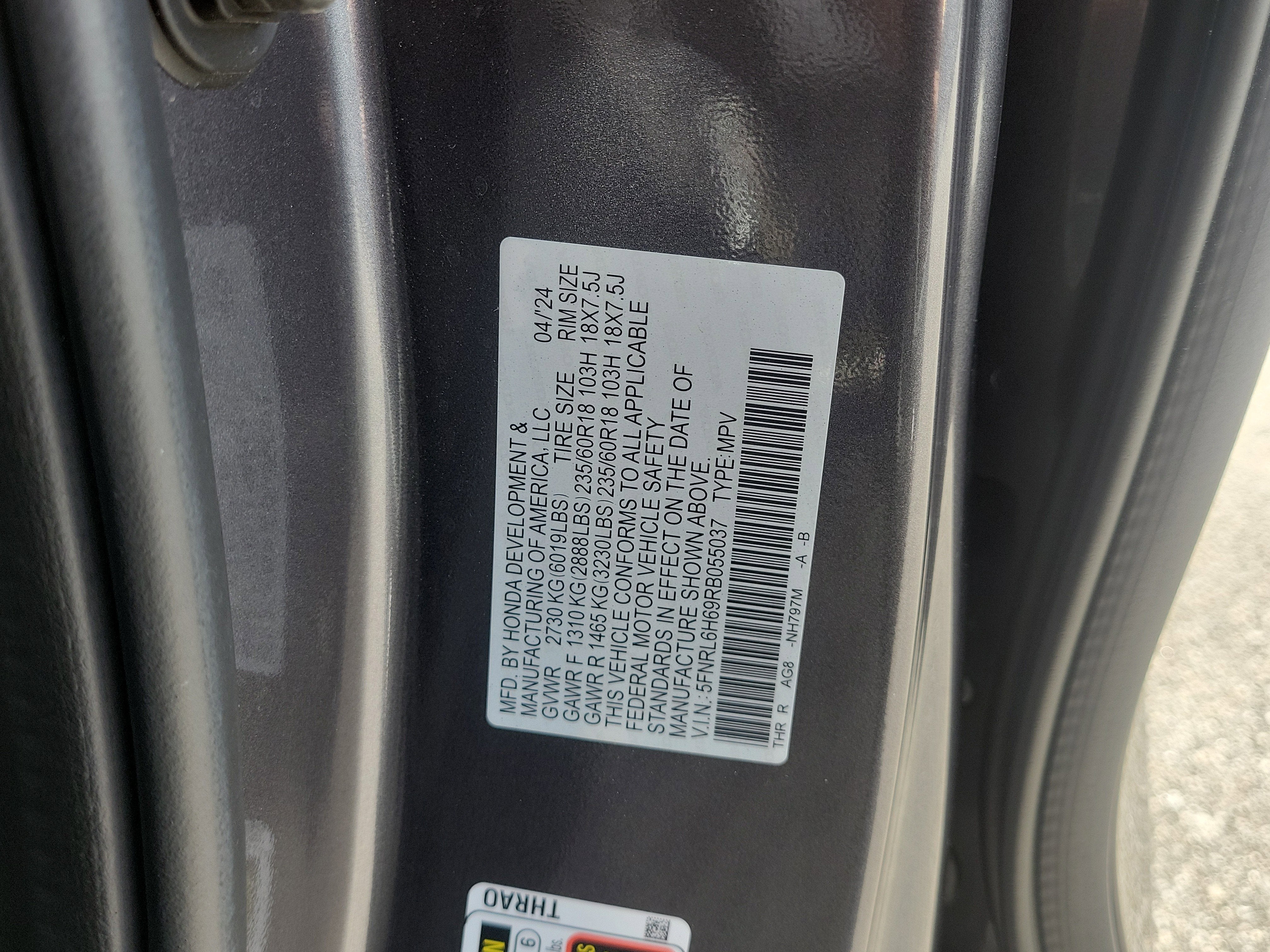 2024 Honda Odyssey EX-L