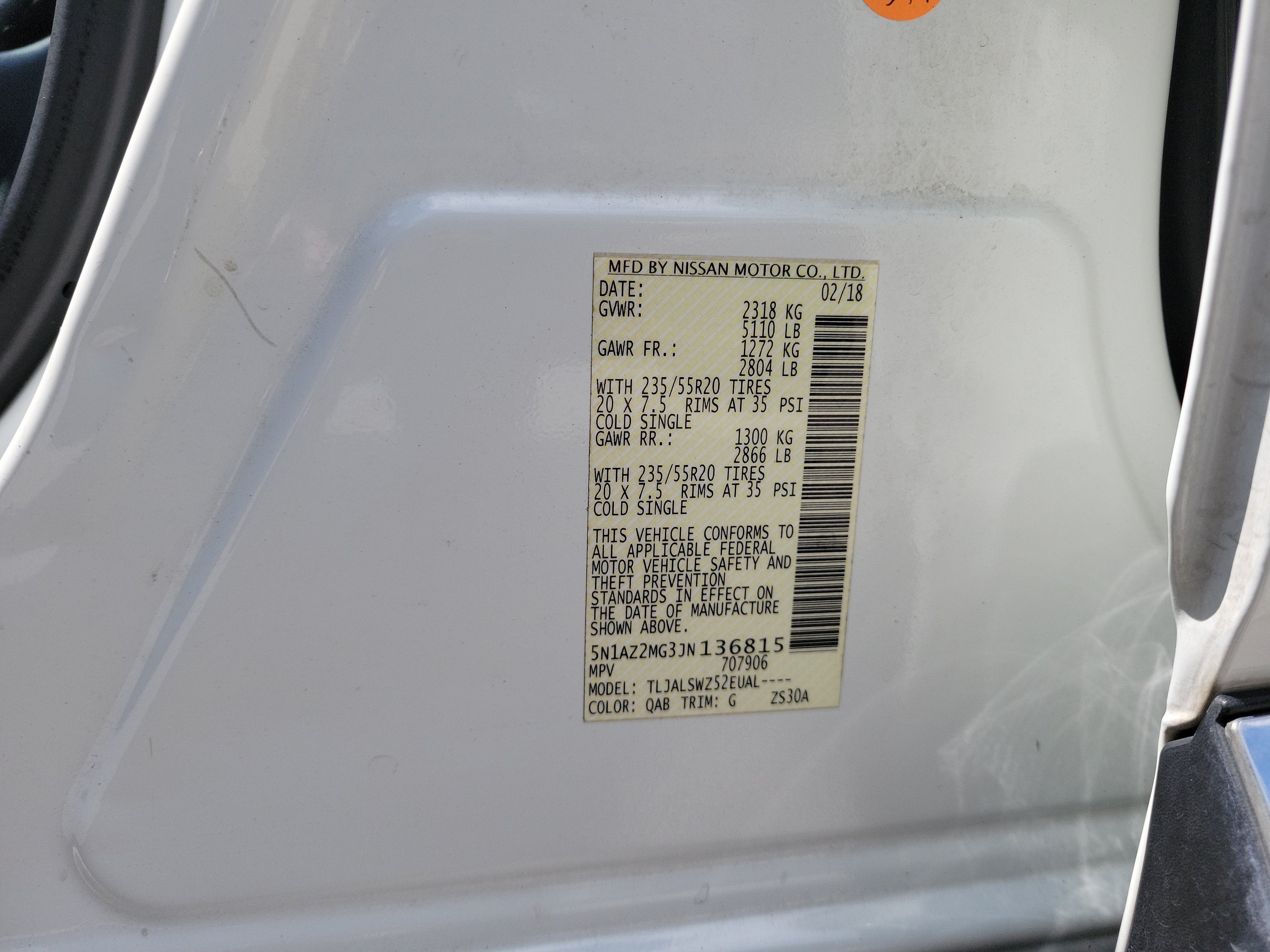 2018 Nissan Murano Platinum