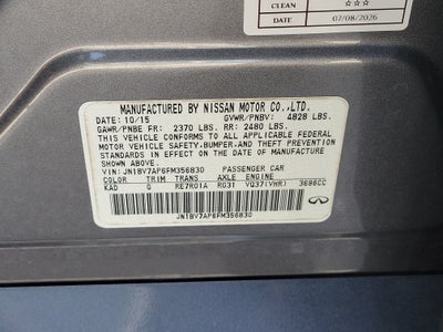 2015 INFINITI Q50 Premium