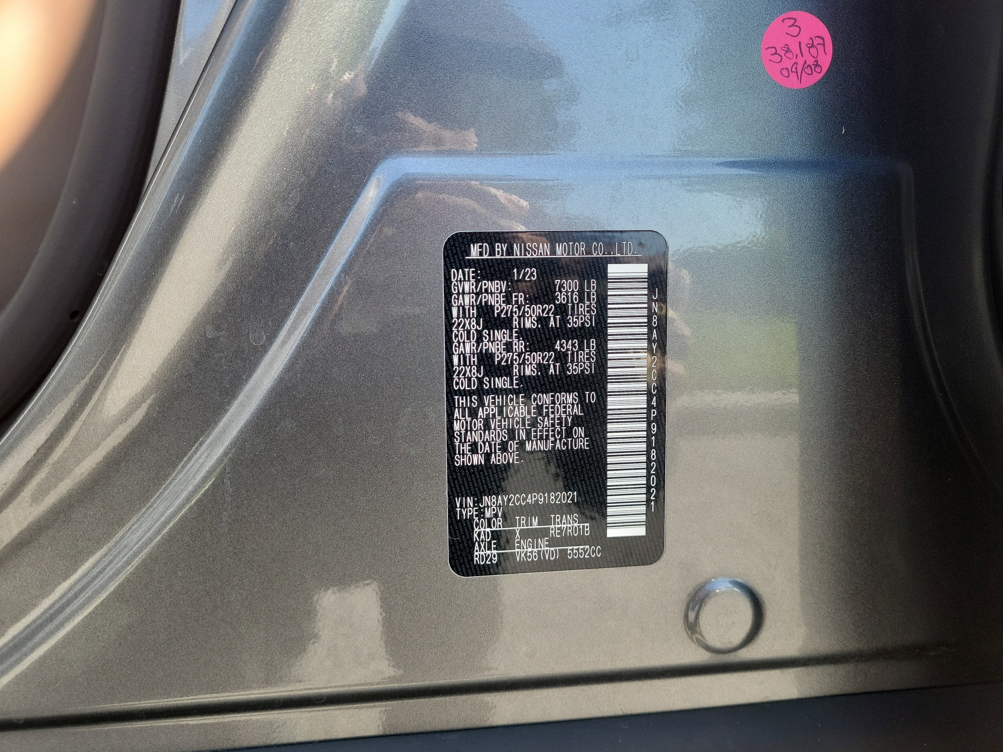 2023 Nissan Armada Platinum