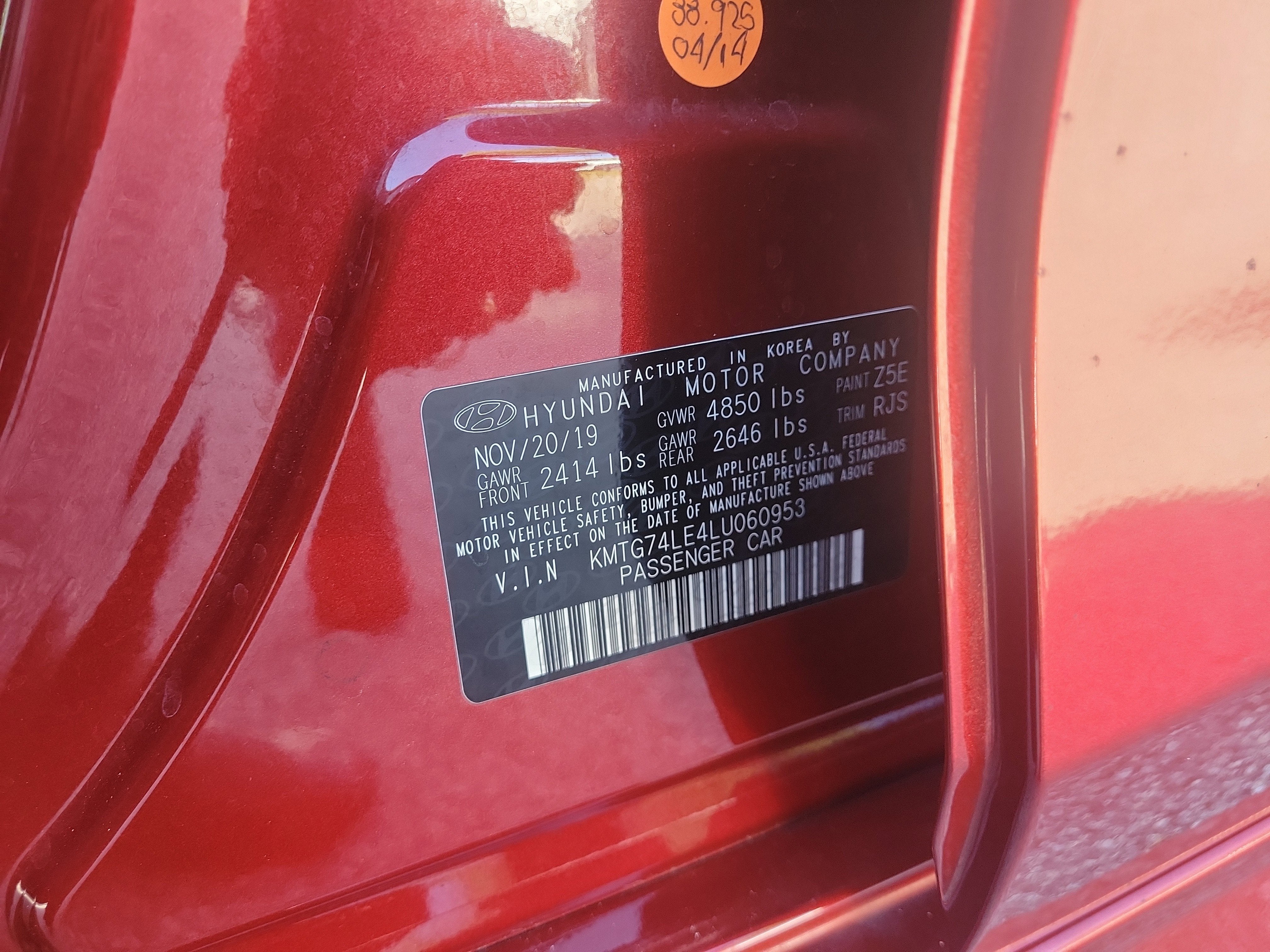 2020 Genesis G70 3.3T