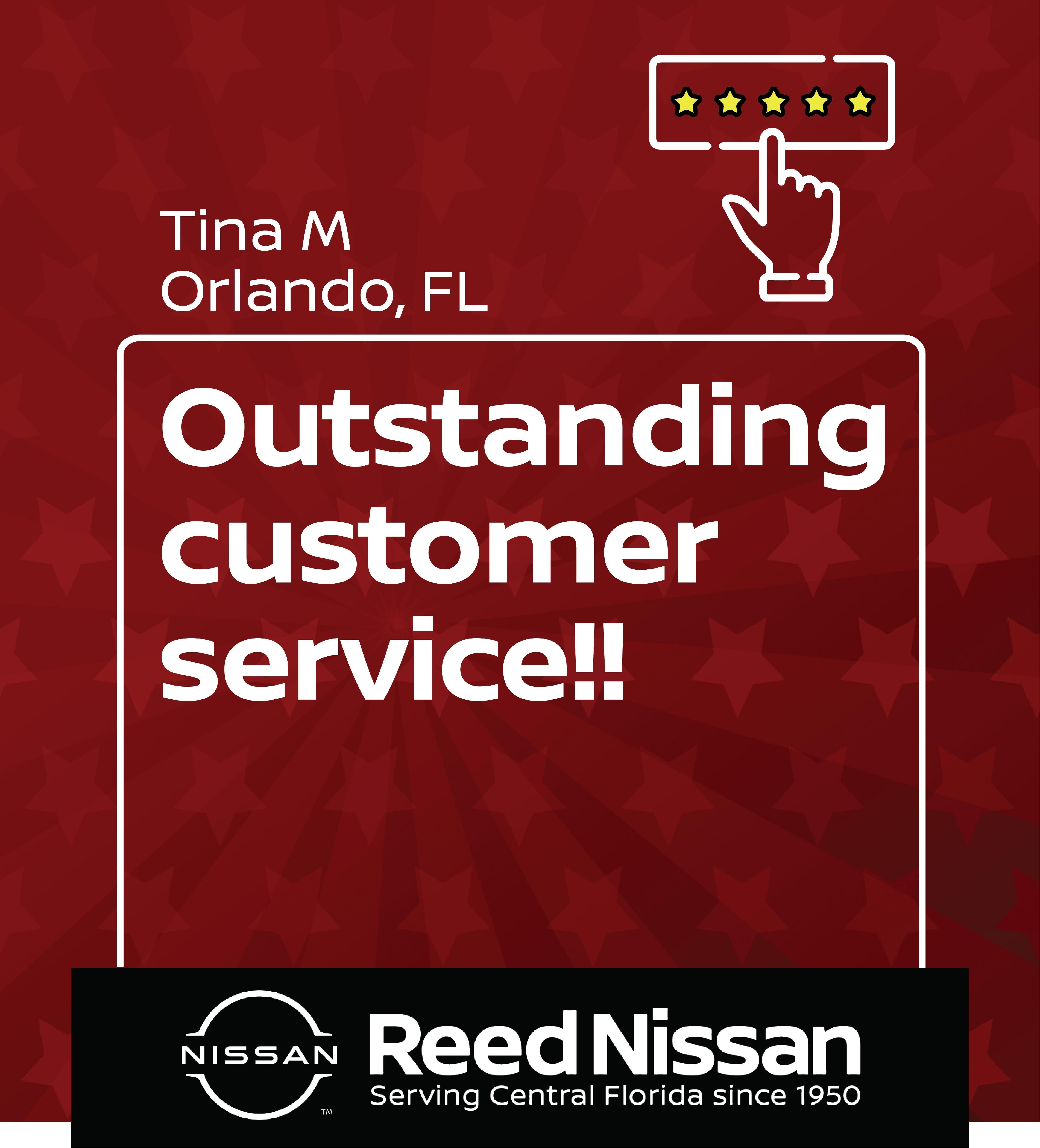 customer review at Reed Nissan Orlando