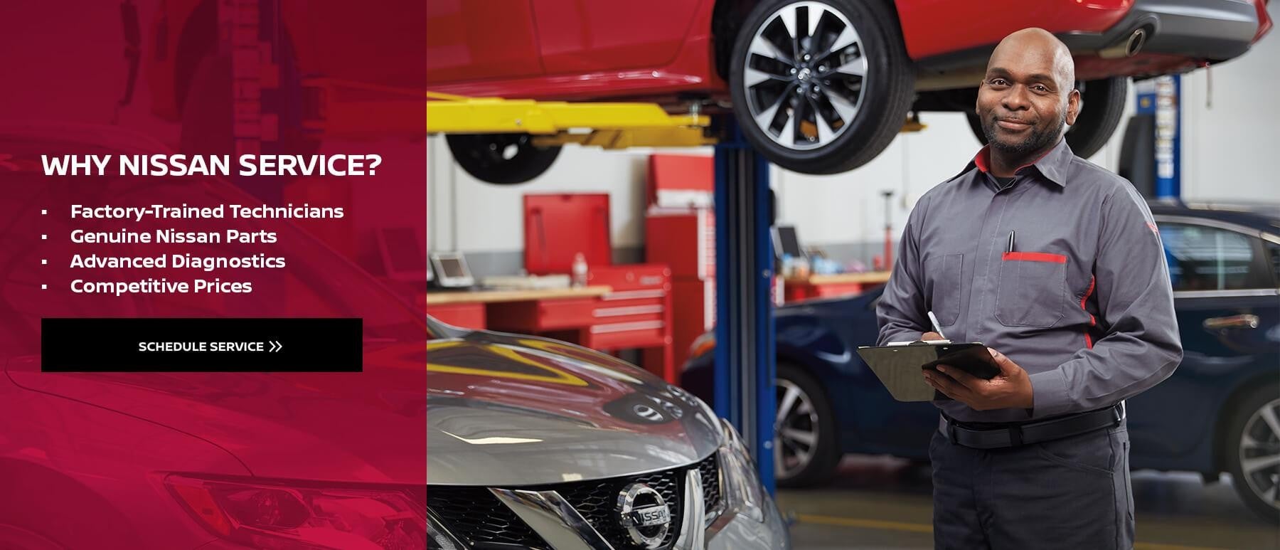 why nissan service banner