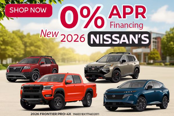 0% NEW NISSANS