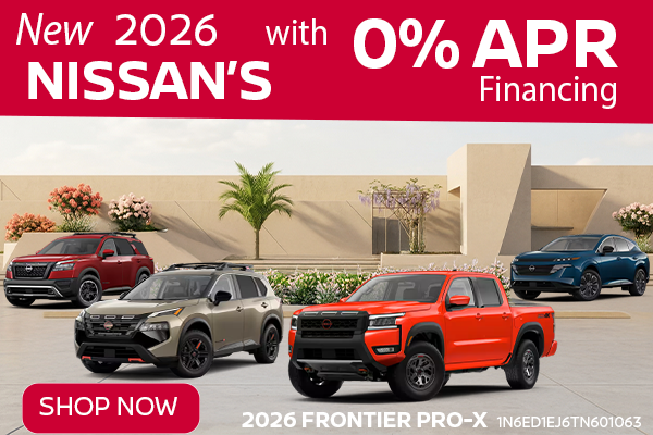 New Nissans Zero Percent