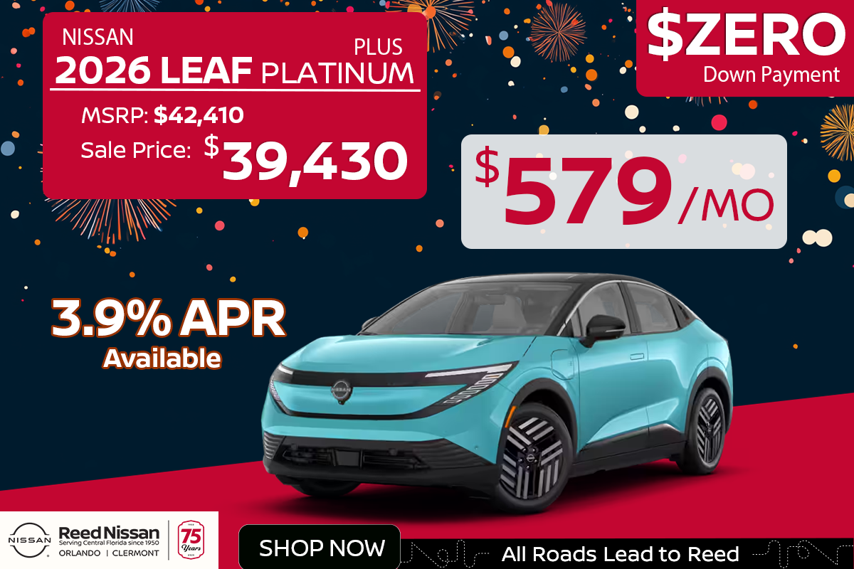 2026 NISSAN LEAF PLATINUM PLUS