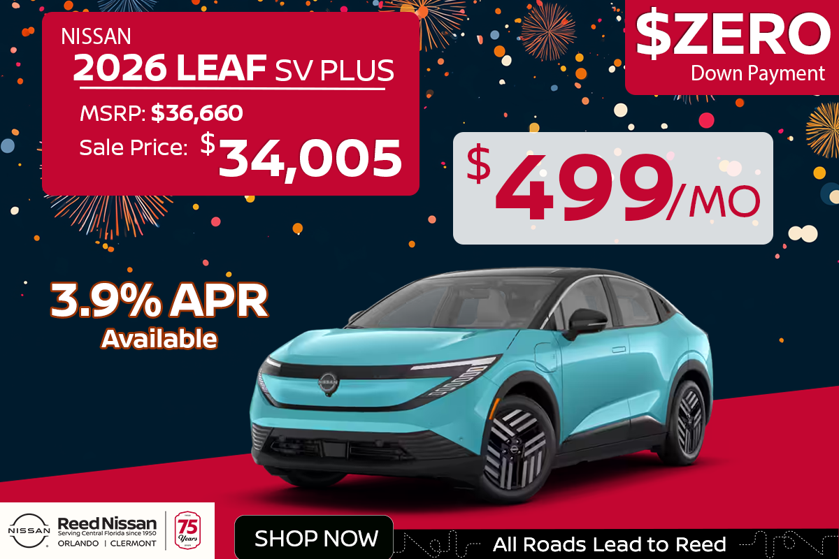 2026 NISSAN LEAF SV PLUS