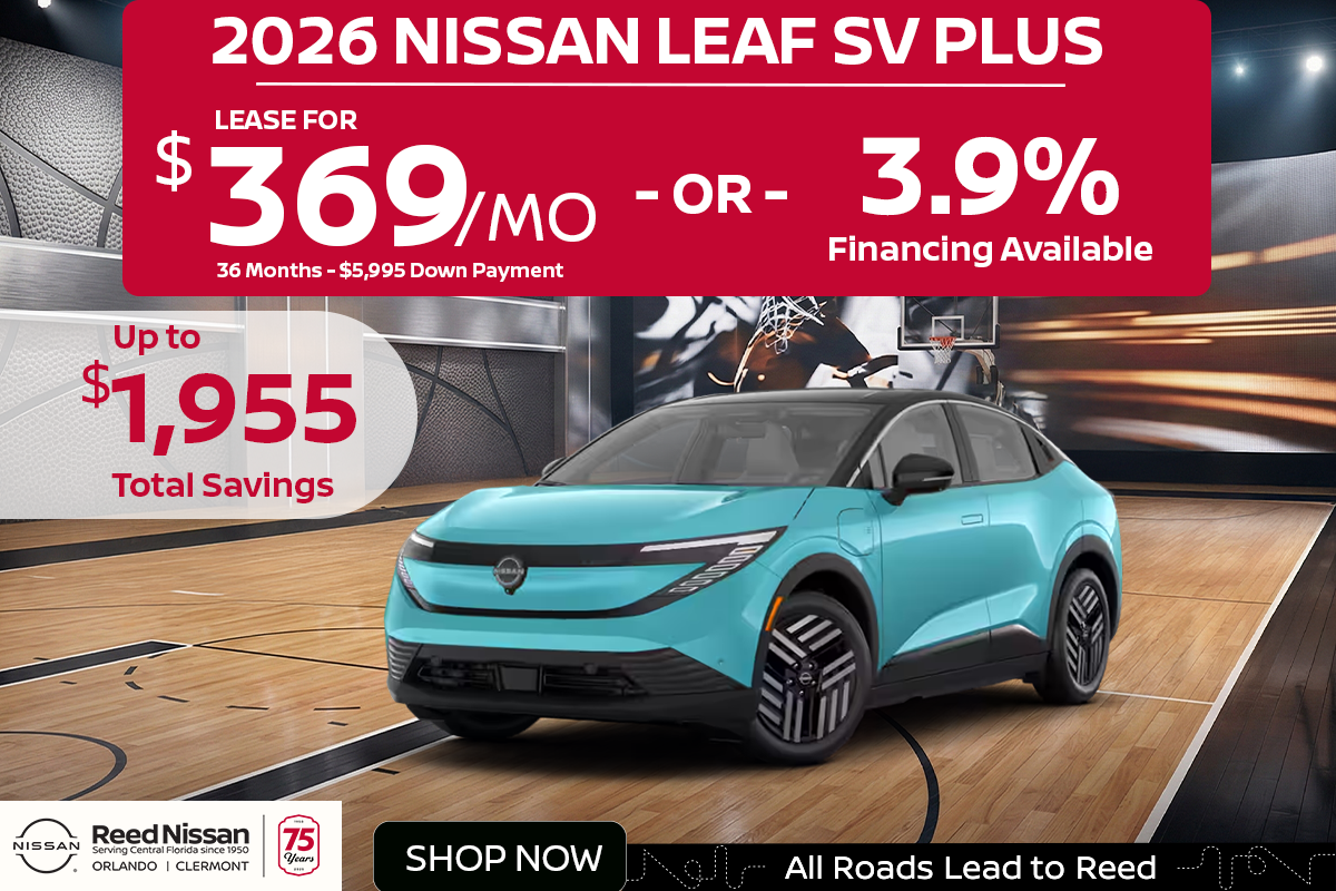 2026 NISSAN LEAF SV PLUS