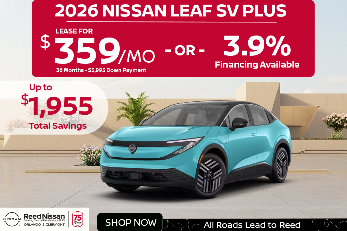 2026 NISSAN LEAF SV PLUS